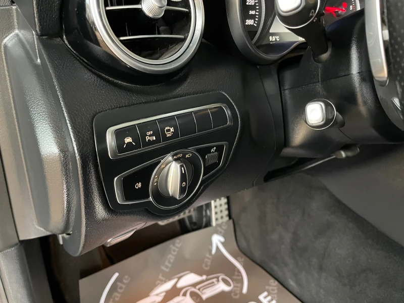 Mercedes-Benz C 220 AMG/ПАНО/360CAM/9G/FULL LED/НОВИ ГУМИ/Мъртва зона, снимка 10 - Автомобили и джипове - 52317460