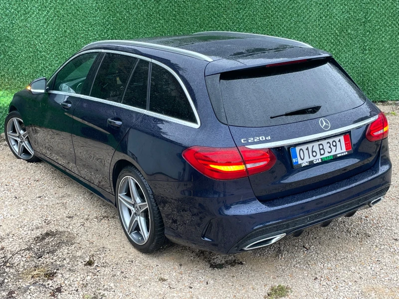 Mercedes-Benz C 220 AMG/ПАНО/360CAM/9G/FULL LED/НОВИ ГУМИ/Мъртва зона, снимка 7 - Автомобили и джипове - 52317460