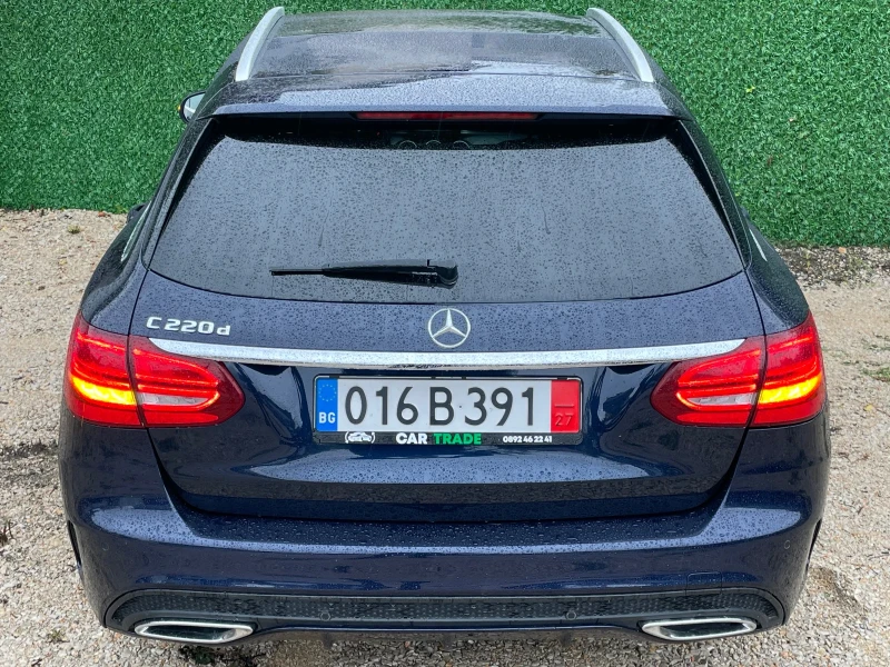 Mercedes-Benz C 220 AMG/ПАНО/360CAM/9G/FULL LED/НОВИ ГУМИ/Мъртва зона, снимка 5 - Автомобили и джипове - 52317460