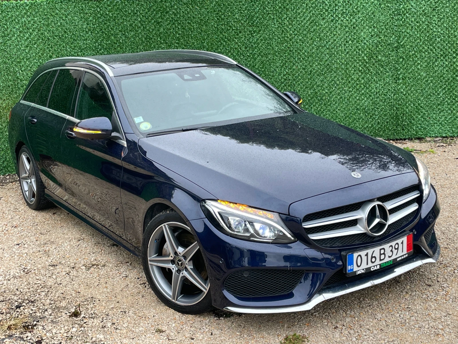 Mercedes-Benz C 220 AMG/ПАНО/360CAM/9G/FULL LED/НОВИ ГУМИ/Мъртва зона - изображение 3