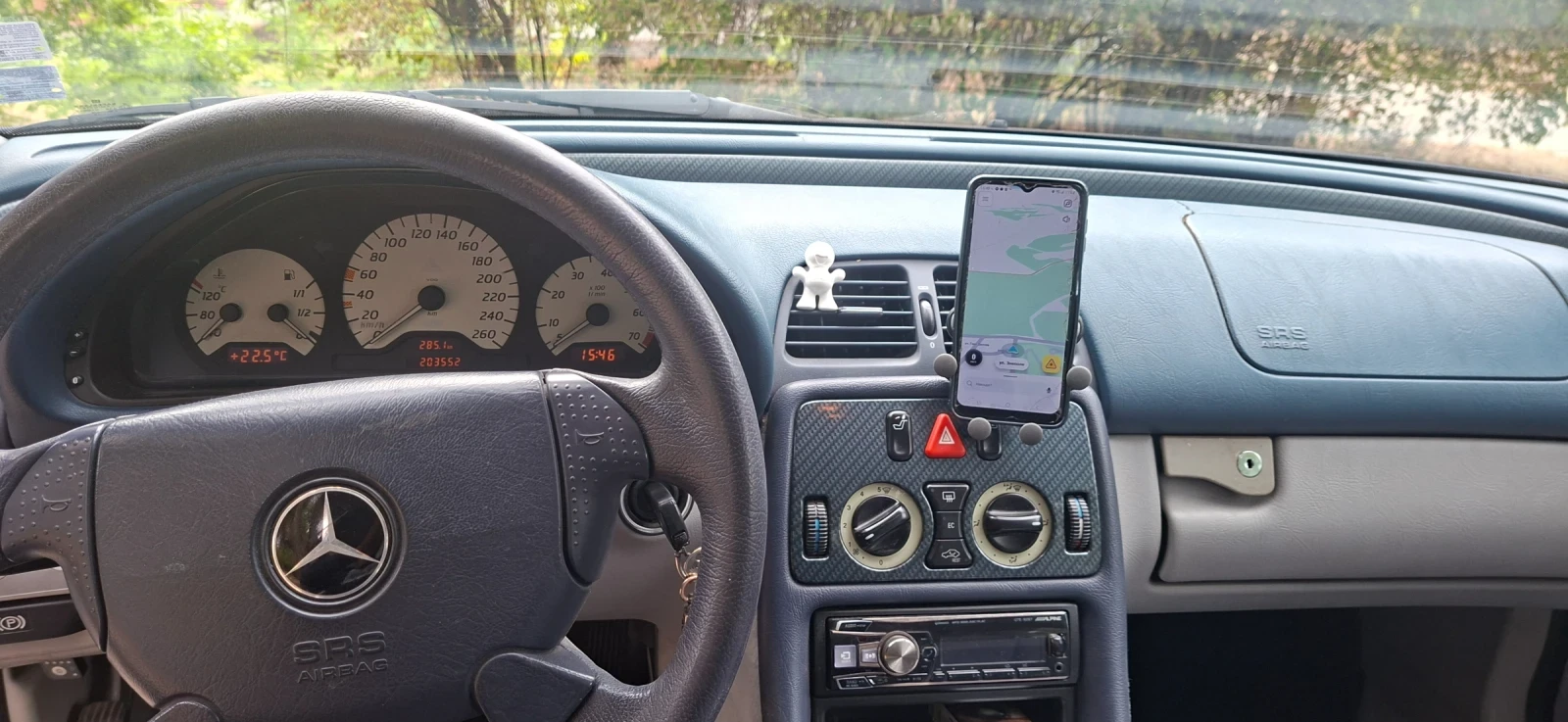 Mercedes-Benz CLK 200 компресор ГАЗ, снимка 5 - Автомобили и джипове - 56121178