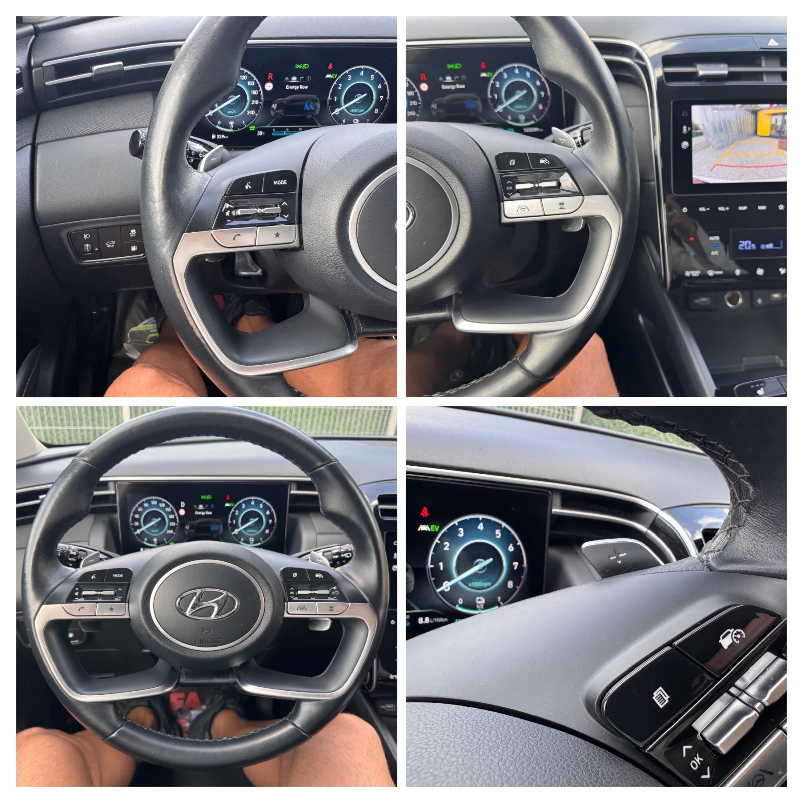 Hyundai Tucson 1.6i/4x4/PLUG-IN ХИБРИД/KATO НОВА/ОБСЛУЖЕНА///, снимка 15 - Автомобили и джипове - 54833903