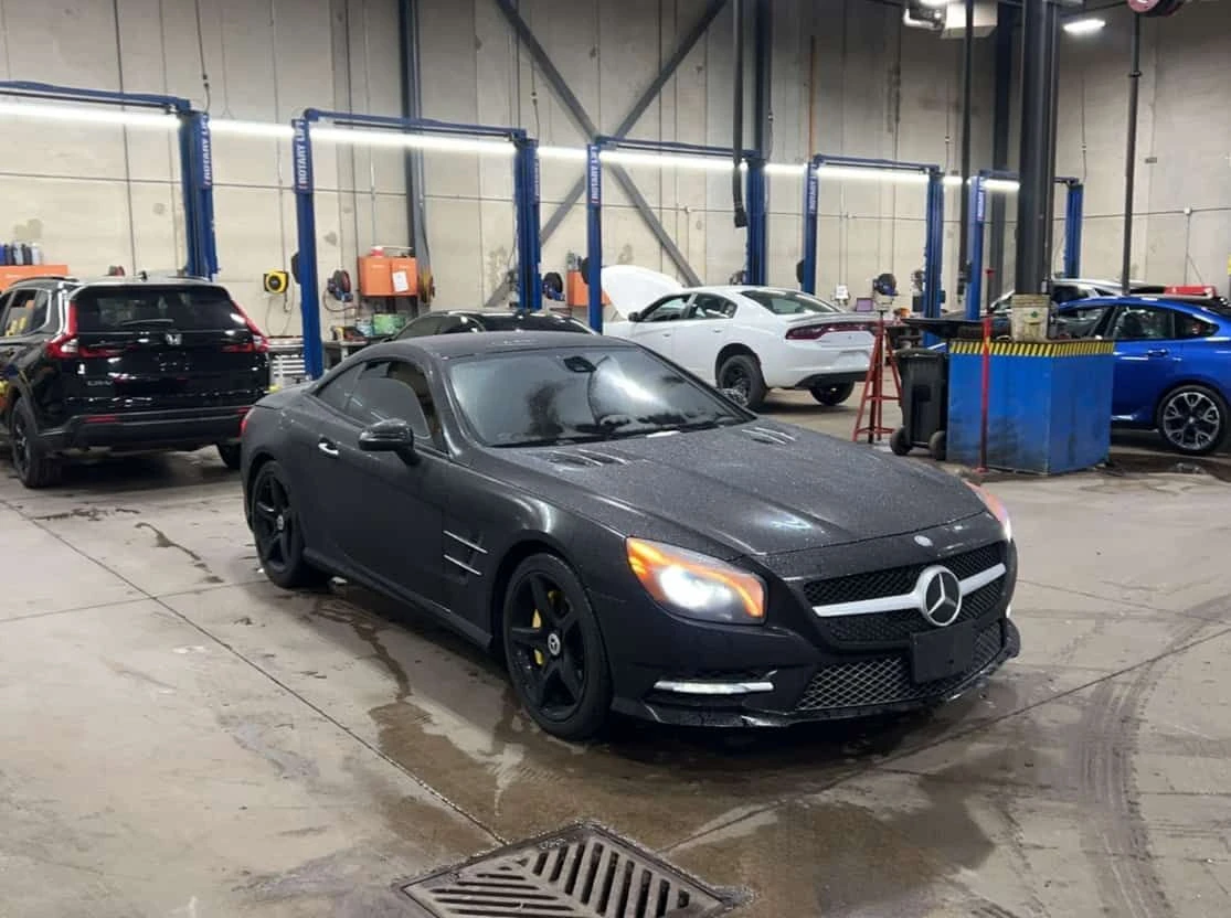 Mercedes-Benz SL 500 * ДИСТРОНИК* ПОДГРЕВ* ОБДУХВАНЕ* КАМЕРА* , снимка 3 - Автомобили и джипове - 54134237