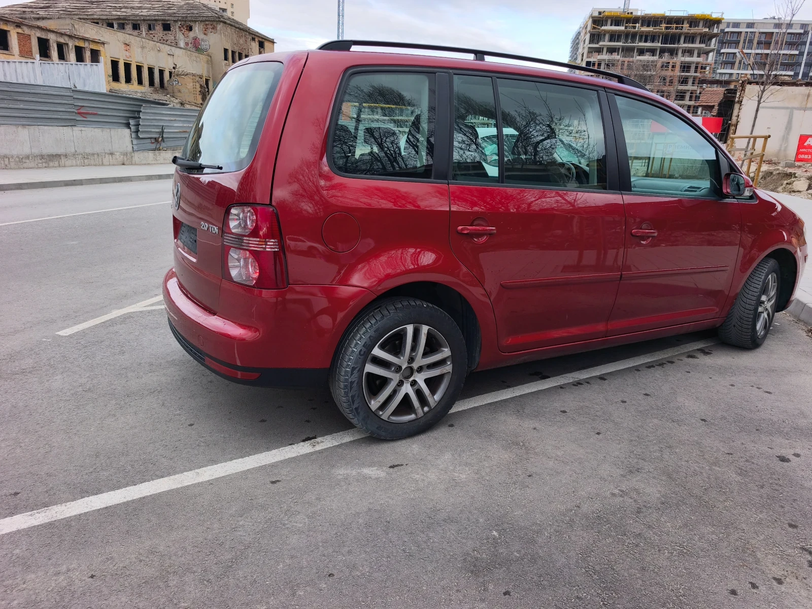 VW Touran 2.0TDI 140K.C. код BMM, снимка 3 - Автомобили и джипове - 54966244