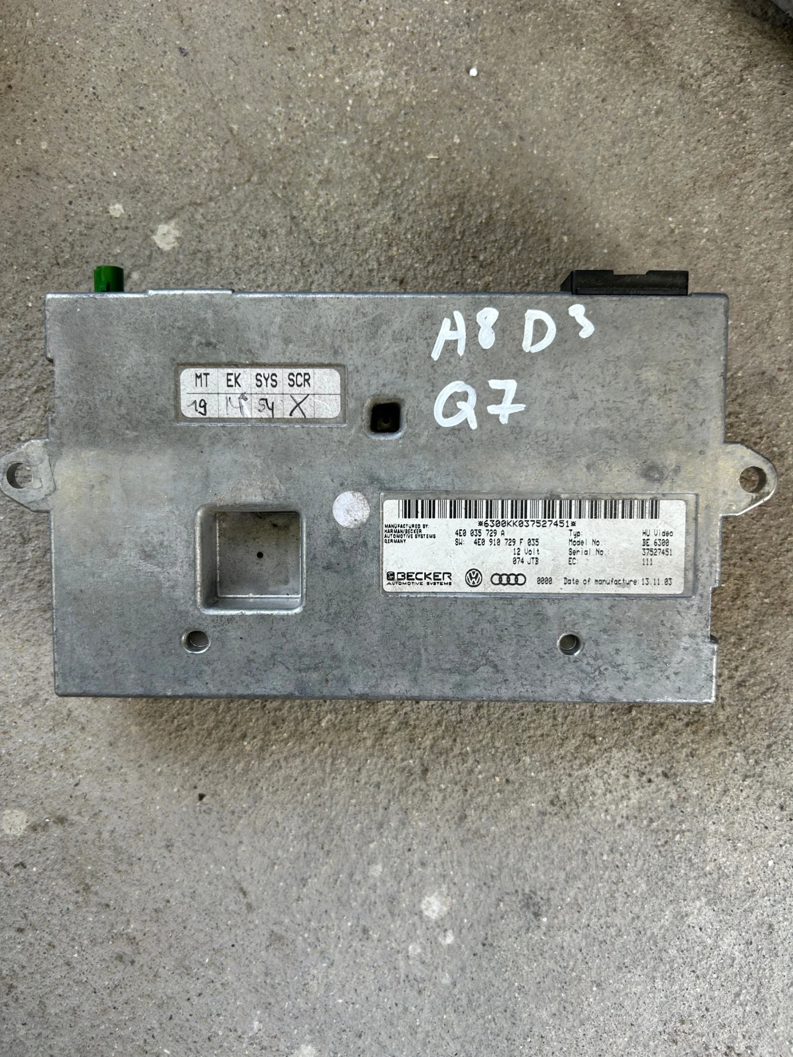 4E0035729A модул навигация AUDI Q7 A8D3