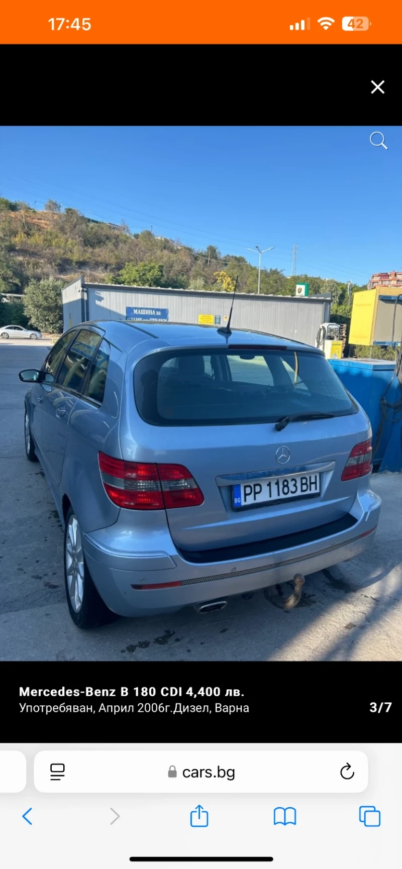 Mercedes-Benz B 180, снимка 2 - Автомобили и джипове - 47765566