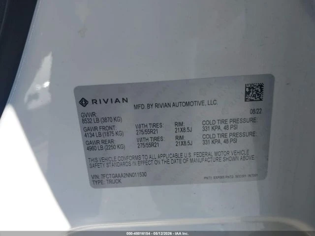 Rivian R1T  ADVENTURE, снимка 9 - Автомобили и джипове - 54650512