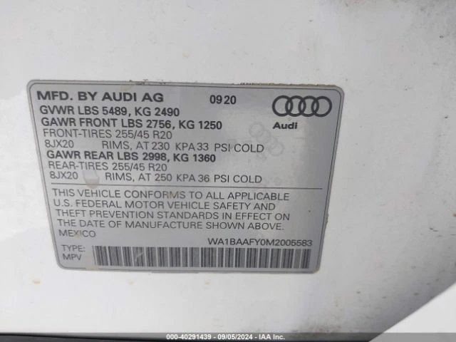 Audi Q5 PREMIUM PLUS 45 TFSI QUATTRO, снимка 9 - Автомобили и джипове - 47329413