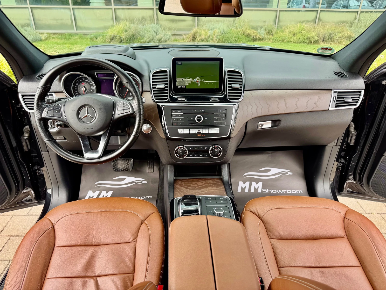 Mercedes-Benz GLE 350 AMG-МАСАЖ-HEAD UP--ВАКУМ-DISTRONIK-BLIND-SPOT-9G, снимка 11 - Автомобили и джипове - 56176021