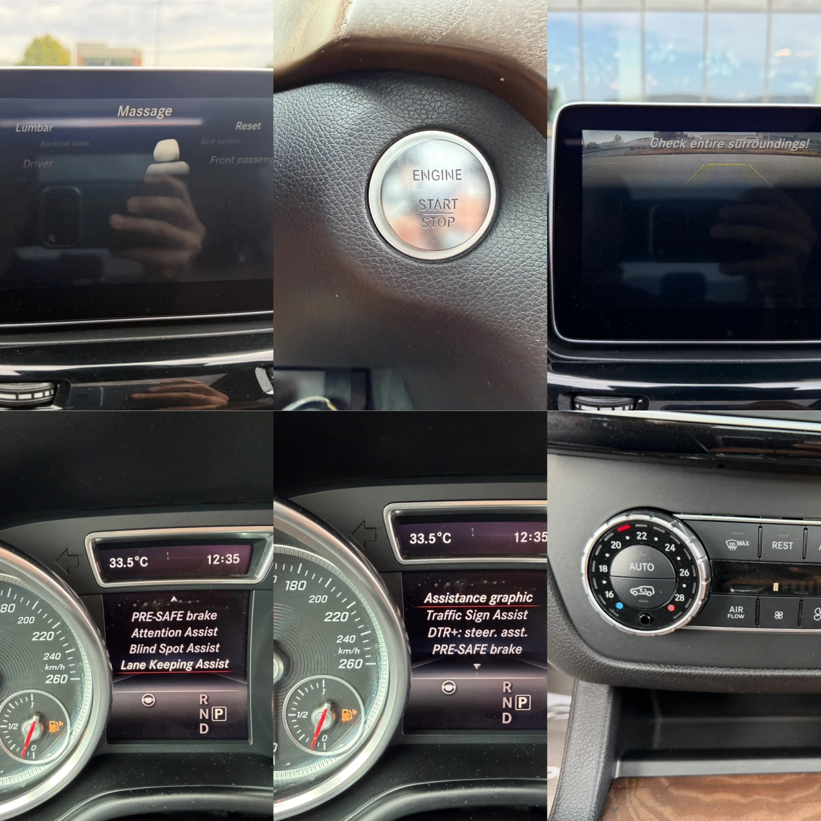 Mercedes-Benz GLE 350 AMG-МАСАЖ-HEAD UP--ВАКУМ-DISTRONIK-BLIND-SPOT-9G, снимка 15 - Автомобили и джипове - 56176021