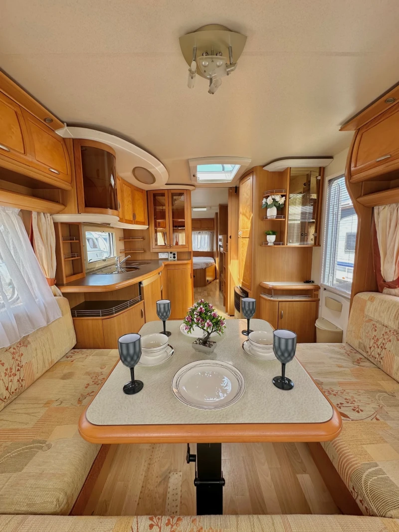 Каравана Hobby Prestige 720 / НОВ ВНОС / РЕГИСТРИРАНА / ТОП!, снимка 9 - Каравани и кемпери - 51082309