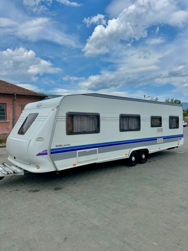 Каравана Hobby Prestige 720 / НОВ ВНОС / РЕГИСТРИРАНА / ТОП!, снимка 4 - Каравани и кемпери - 51082309