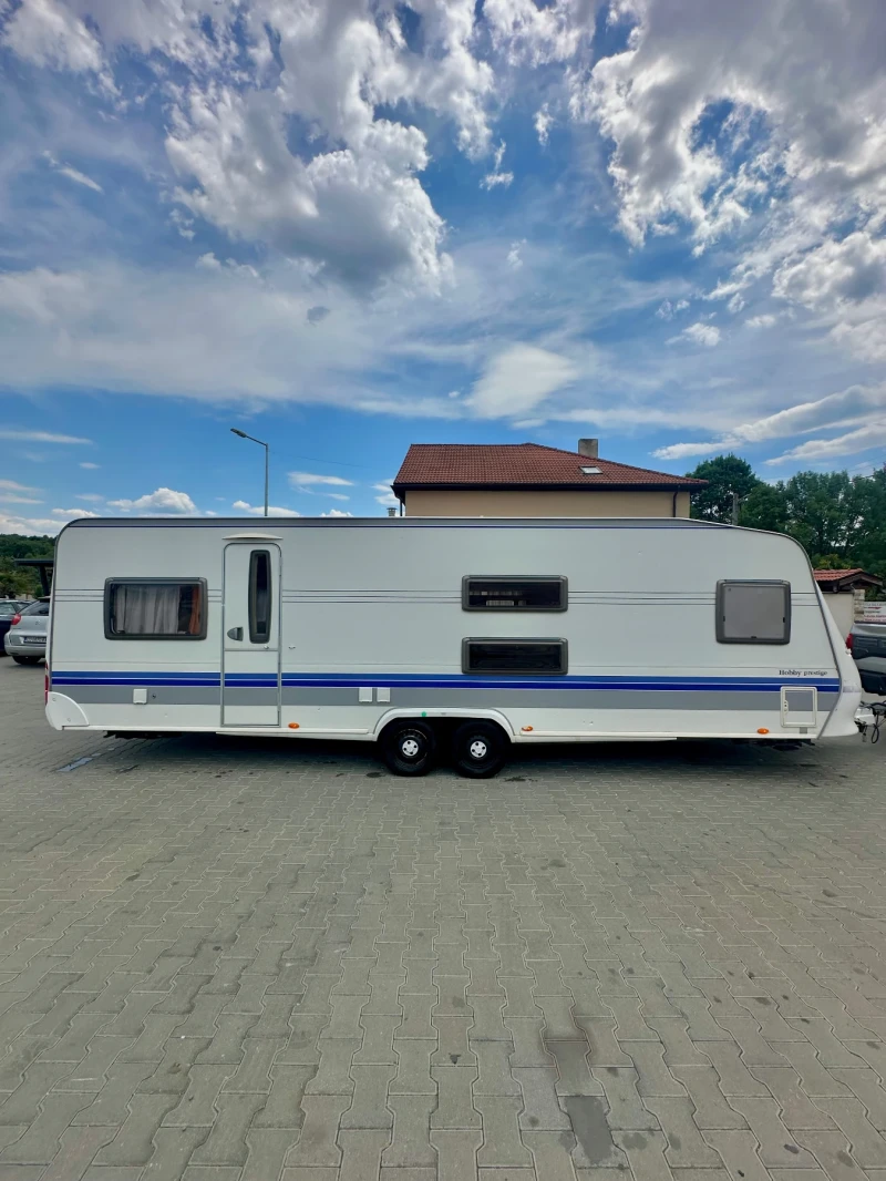 Каравана Hobby Prestige 720 / НОВ ВНОС / РЕГИСТРИРАНА / ТОП!, снимка 3 - Каравани и кемпери - 51082309