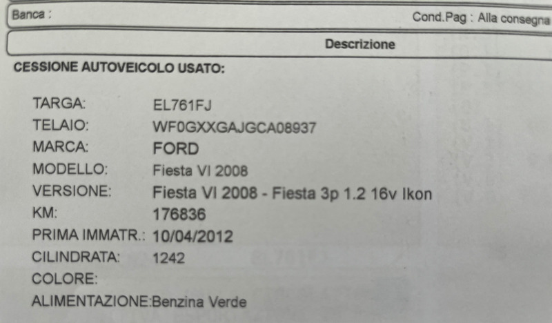 Ford Fiesta 1.2i-60k.c. Ikon, снимка 16 - Автомобили и джипове - 46396268
