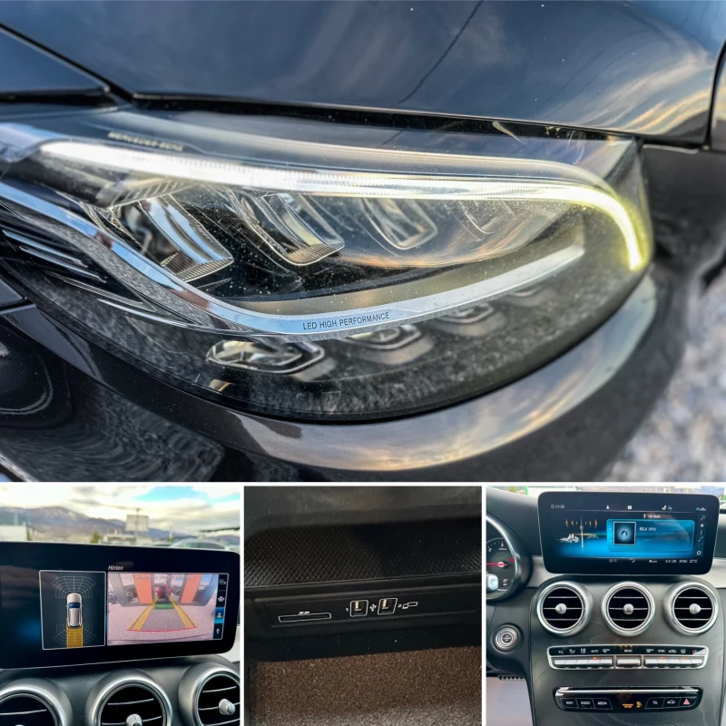 Mercedes-Benz C 220 AMG::9G TRONIK::FACELIFT::KAMERA::DISTRONIK PLUS, снимка 16 - Автомобили и джипове - 48558006