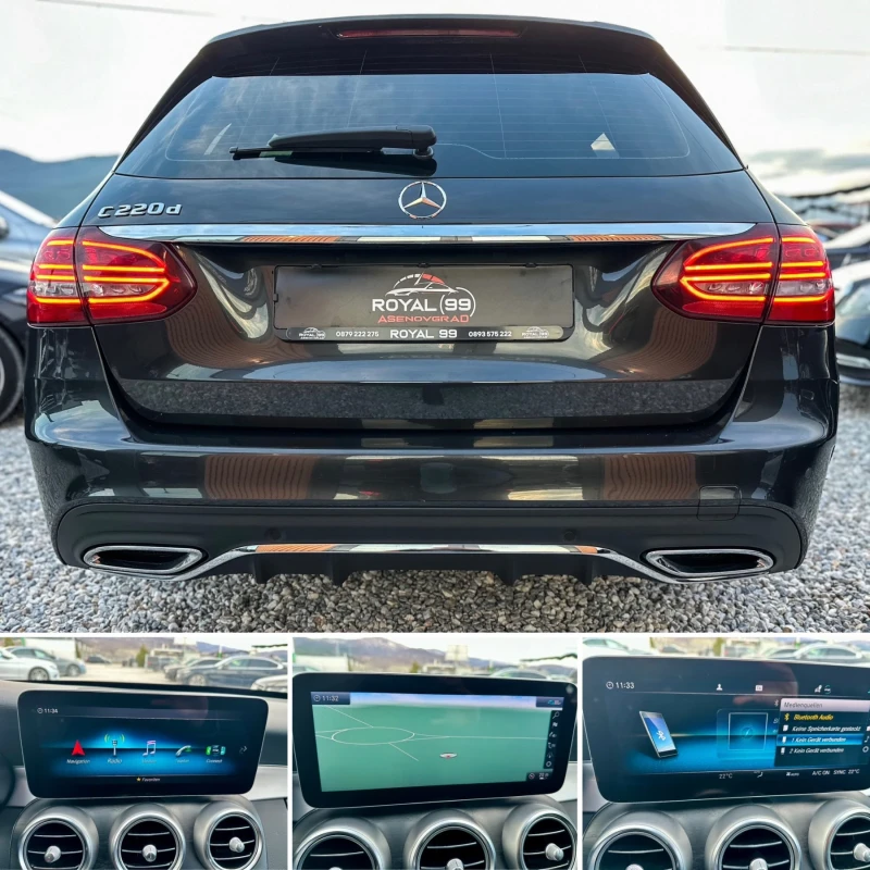 Mercedes-Benz C 220 AMG::9G TRONIK::FACELIFT::KAMERA::DISTRONIK PLUS, снимка 14 - Автомобили и джипове - 48558006