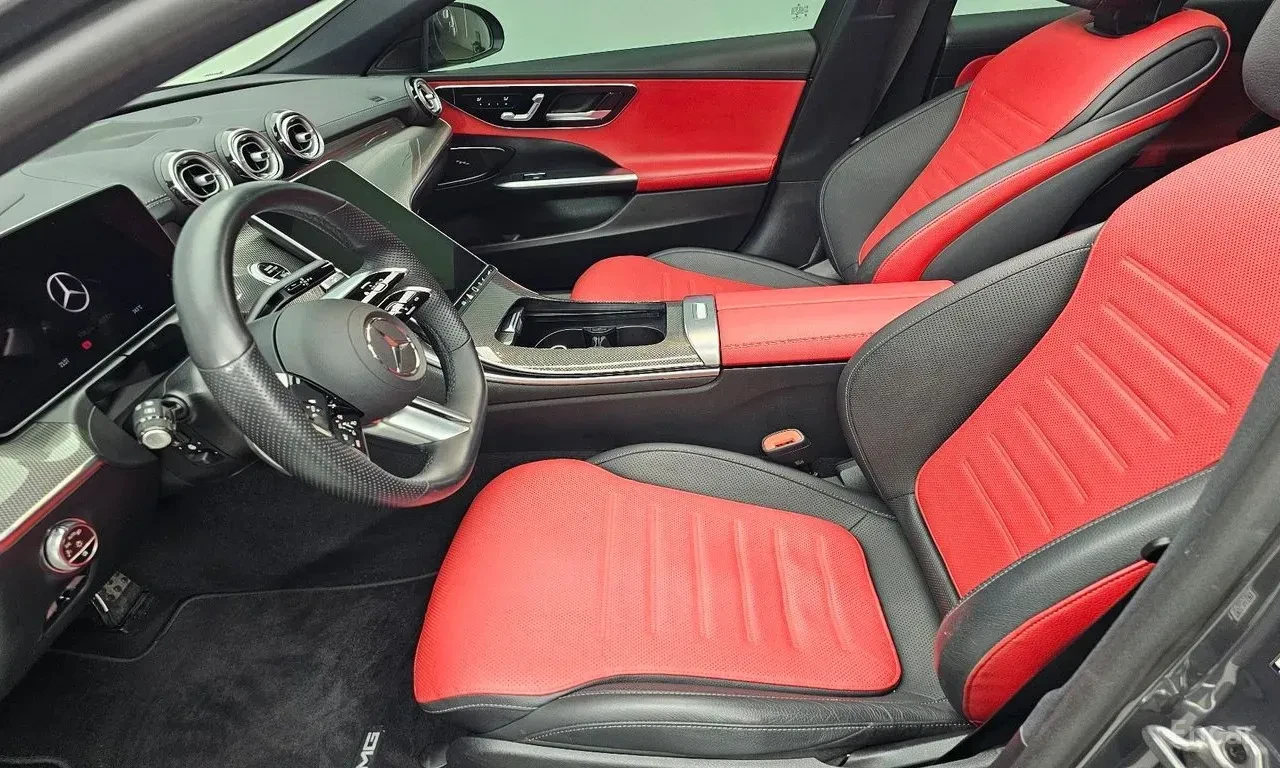 Mercedes-Benz C 300 AMG* LINE* ПОДГРЕВ* ОБДУХВАНЕ* LANE* ASSIST* 360КА, снимка 12 - Автомобили и джипове - 55693445