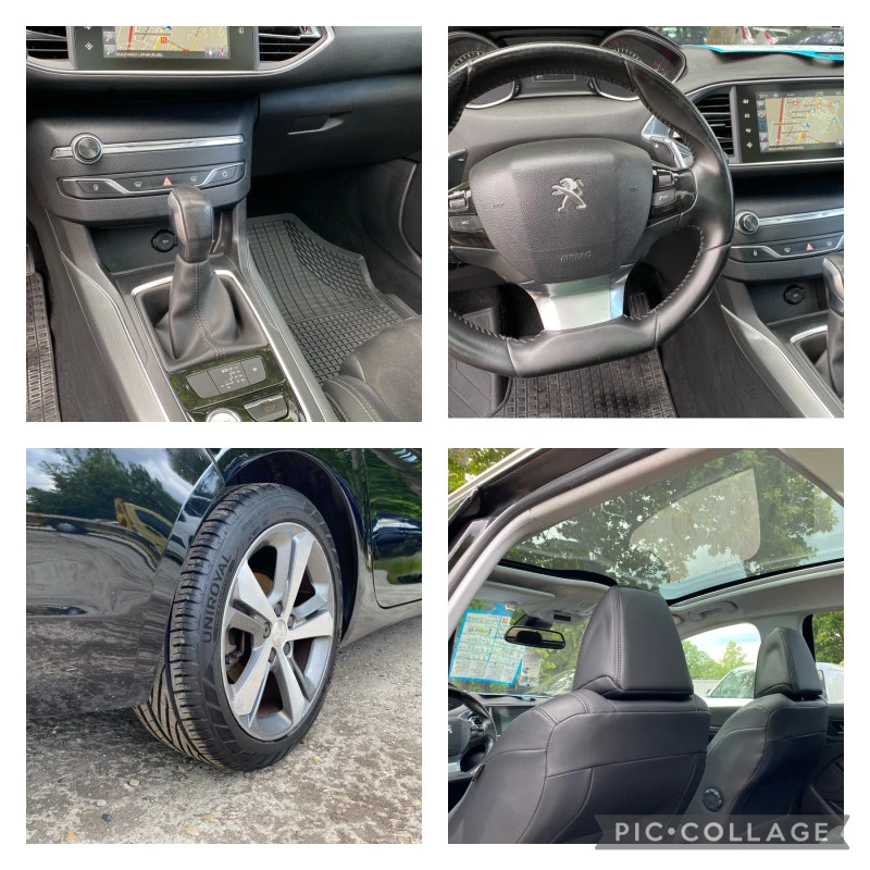 Peugeot 308 1.6d Allure Automatic Led Sport Панорама, снимка 17 - Автомобили и джипове - 45810508