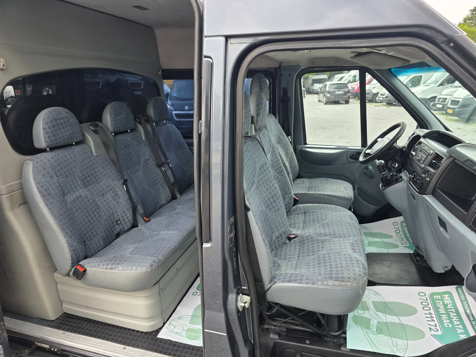 Ford Transit 2.2tdci 5+ 1 Дълга база Климатик, снимка 12 - Бусове и автобуси - 54747568