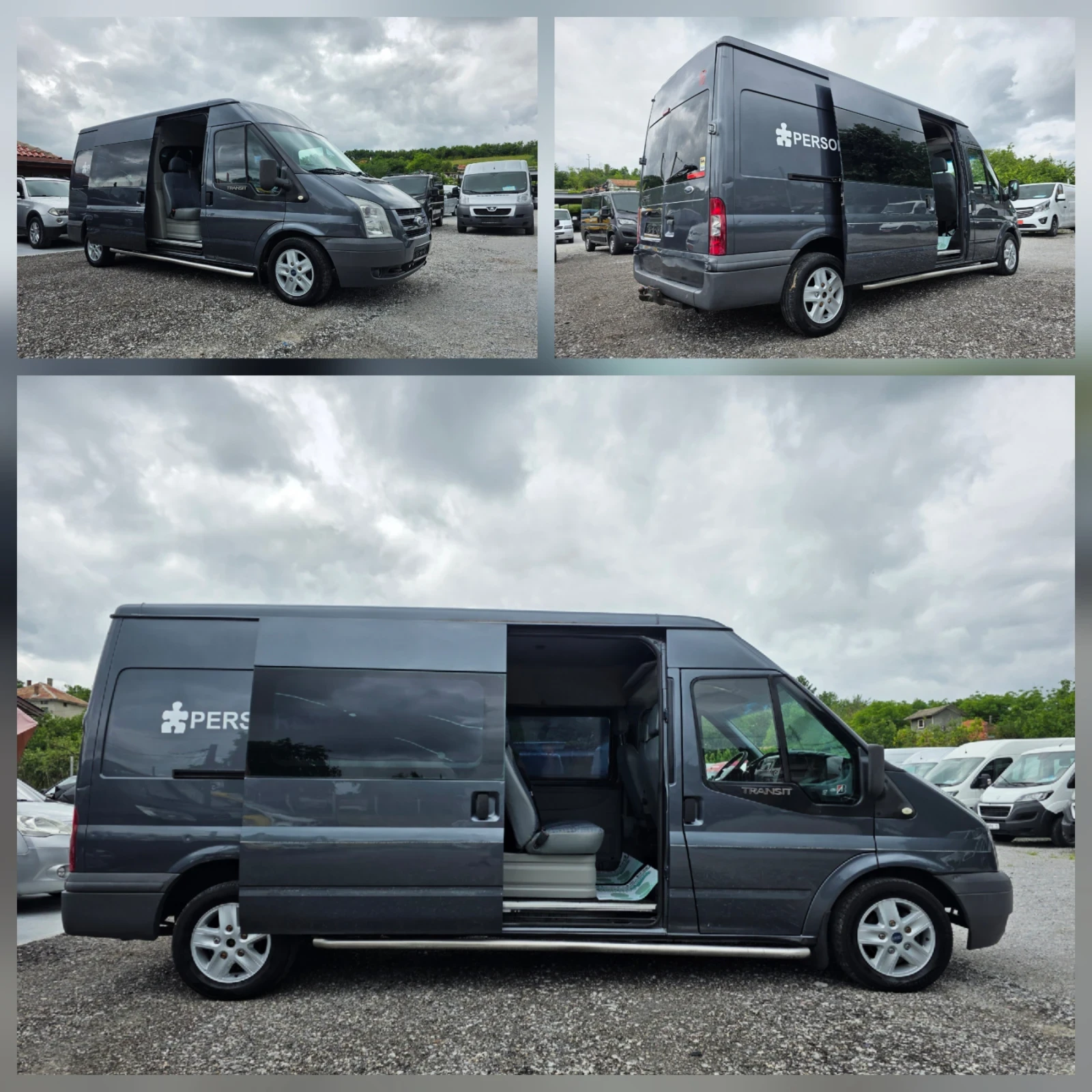 Ford Transit 2.2tdci 5+ 1 Дълга база Климатик, снимка 5 - Бусове и автобуси - 54747568