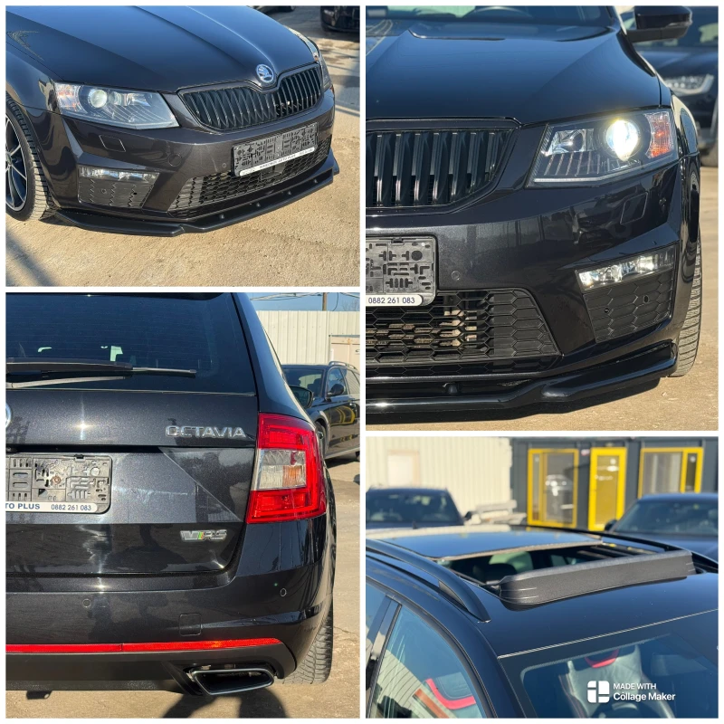 Skoda Octavia VRS-Challenge/2.0d SHADOW DSG ACC ПАНОРАМА КАМЕРА , снимка 9 - Автомобили и джипове - 48850067