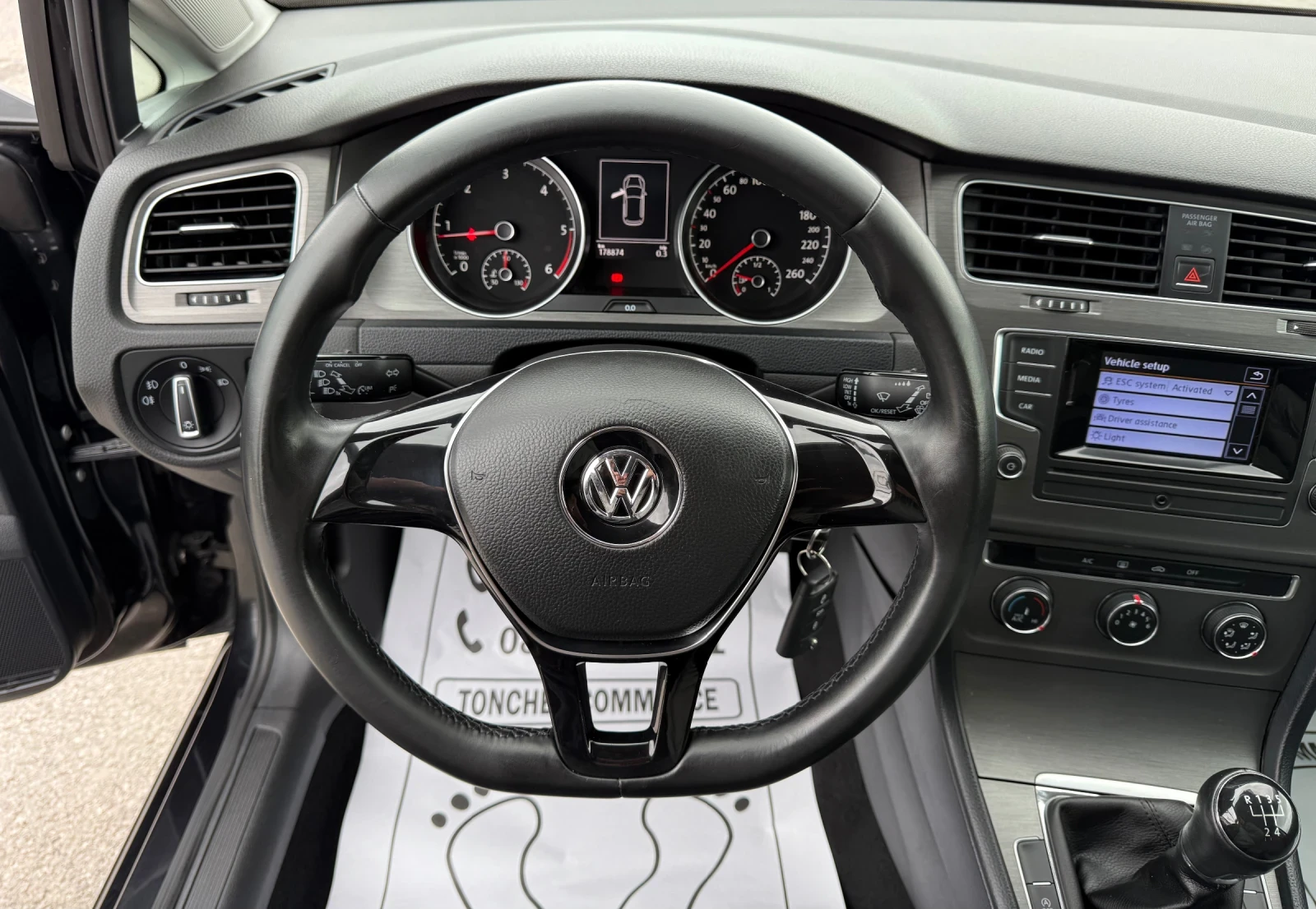 VW Golf 1.6-TDI-178.000km-REALNI-TOP-NEW-NAVI-AVTOPILOT - изображение 8
