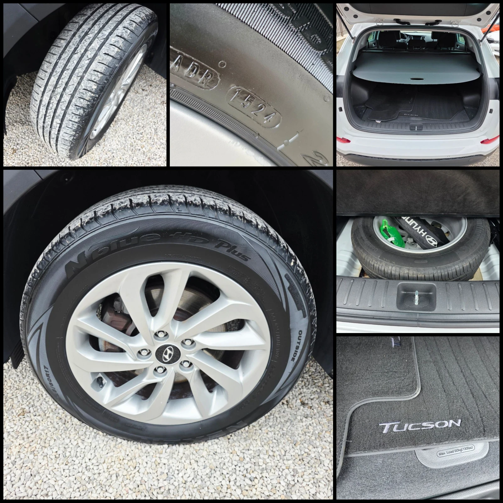 Hyundai Tucson 1.7CRDI/X-POSSIBLE/LINE-ASSIST/KEYLESS/РЕАЛНИ КМ./, снимка 15 - Автомобили и джипове - 53952965