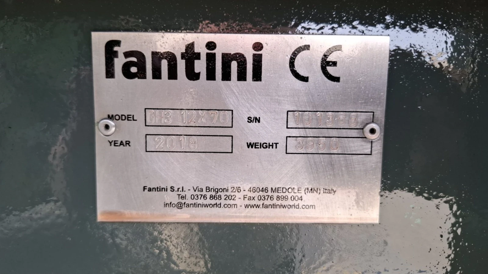 Хедер Fantini GH3  12?70, снимка 8 - Селскостопанска техника - 56166757