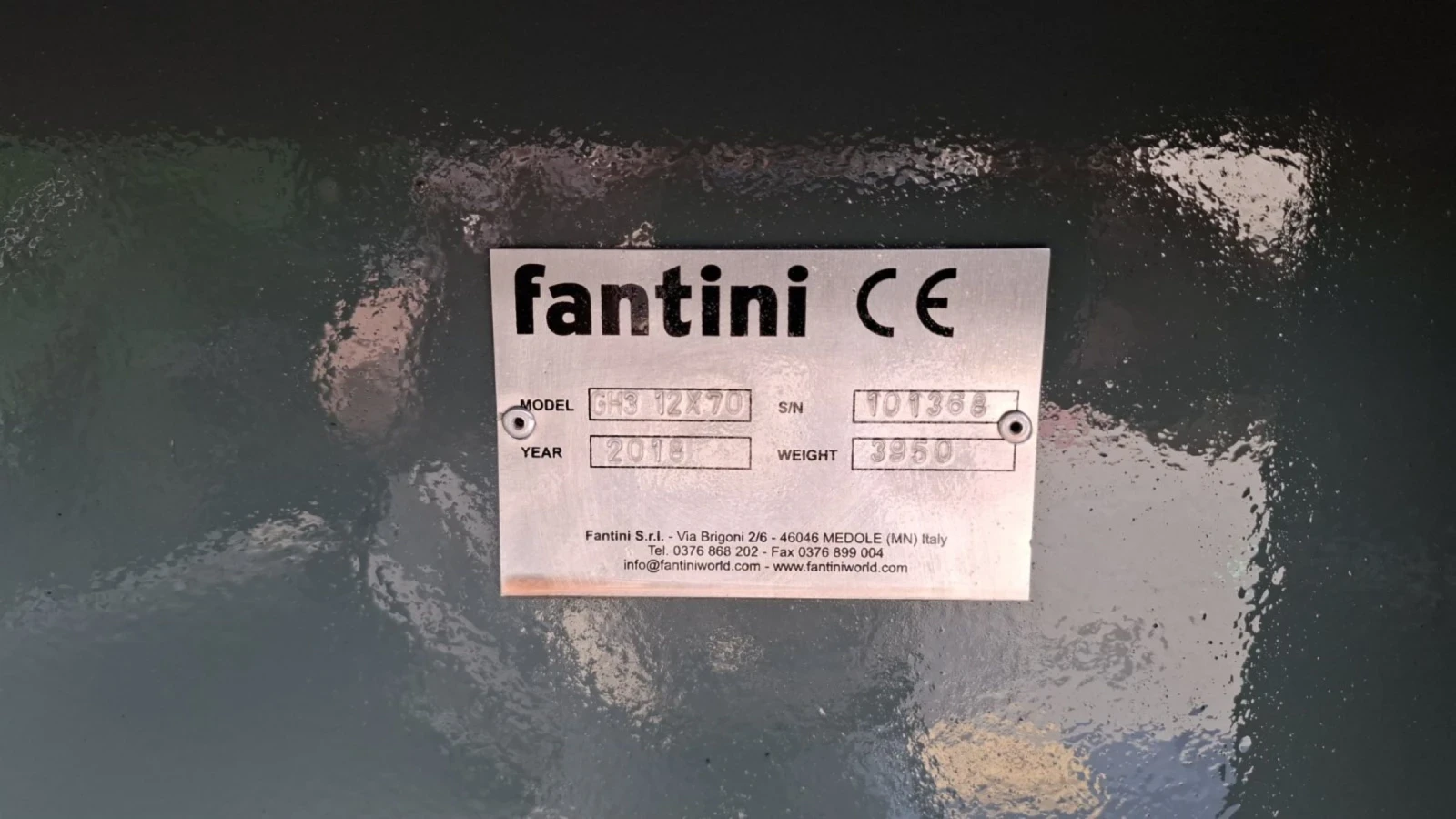 Хедер Fantini GH3  12?70, снимка 12 - Селскостопанска техника - 56166757