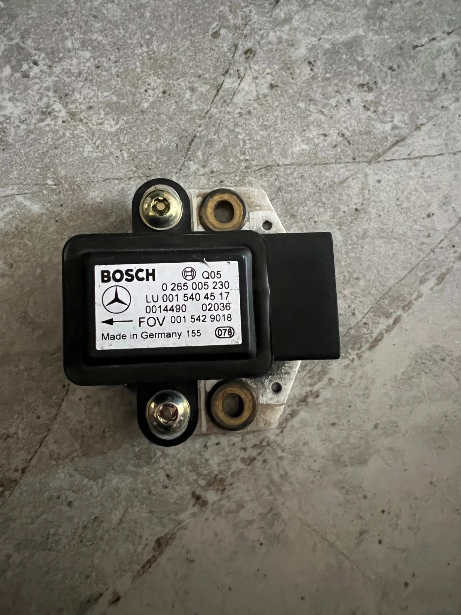 0265005230 ESP сензор MERCEDES-BENZ E-CLASS 0 265 005 230 | Mobile.bg — изображение 1