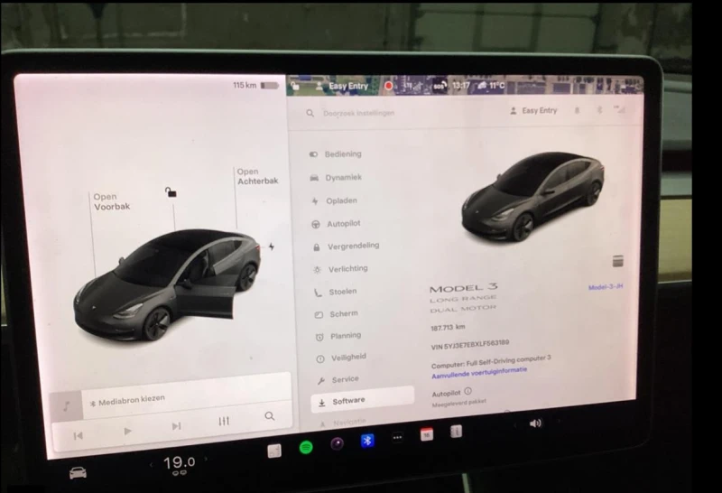 Tesla Model 3 4x4 LONG RANGE ЕВРОПЕЙСКА, снимка 11 - Автомобили и джипове - 49086498