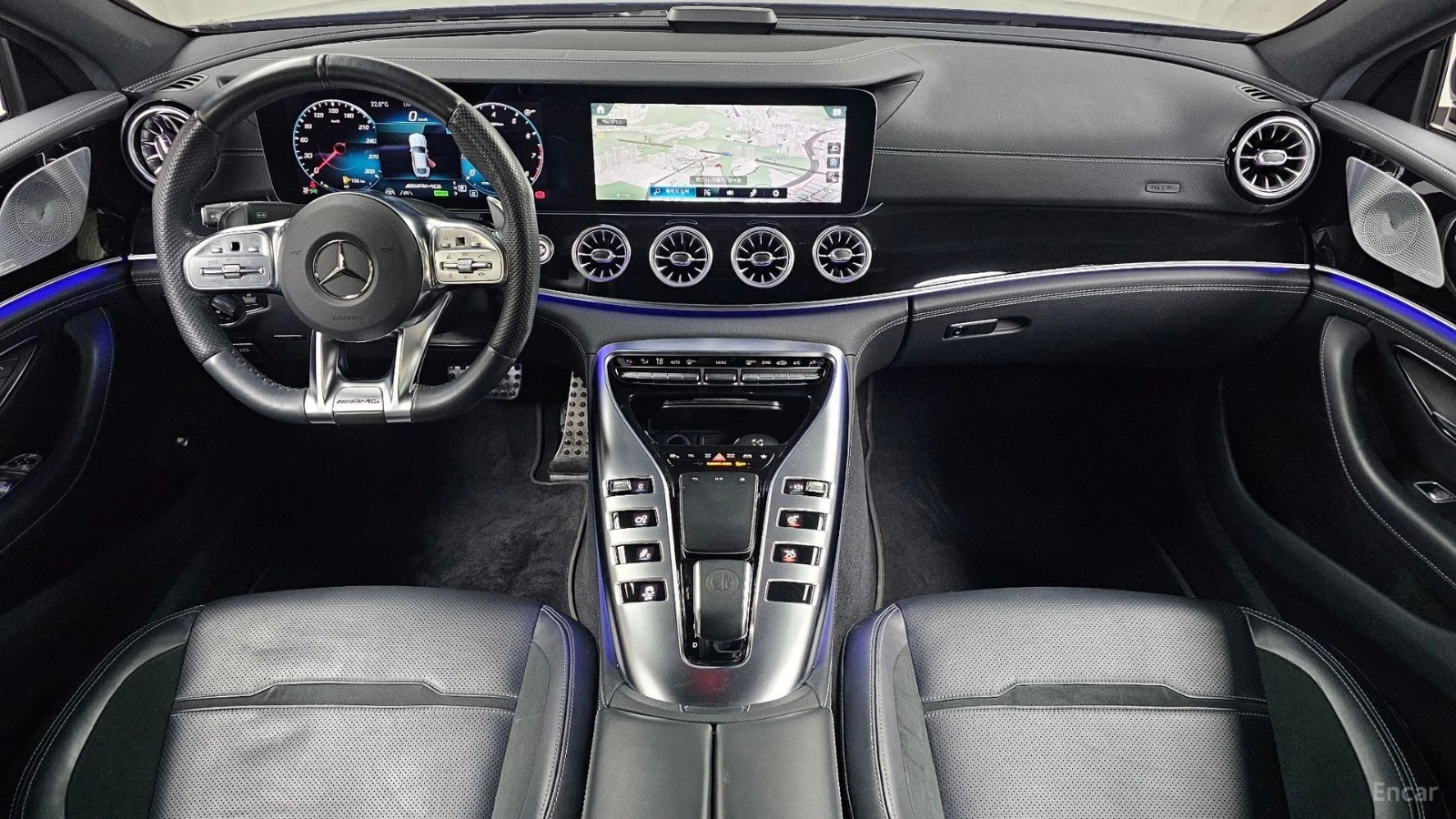 Mercedes-Benz AMG GT 43* 4MATIC+ * ПОДГРЕВ* ОБДУХВАНЕ* ПАНО* 360* BURME, снимка 7 - Автомобили и джипове - 55485624