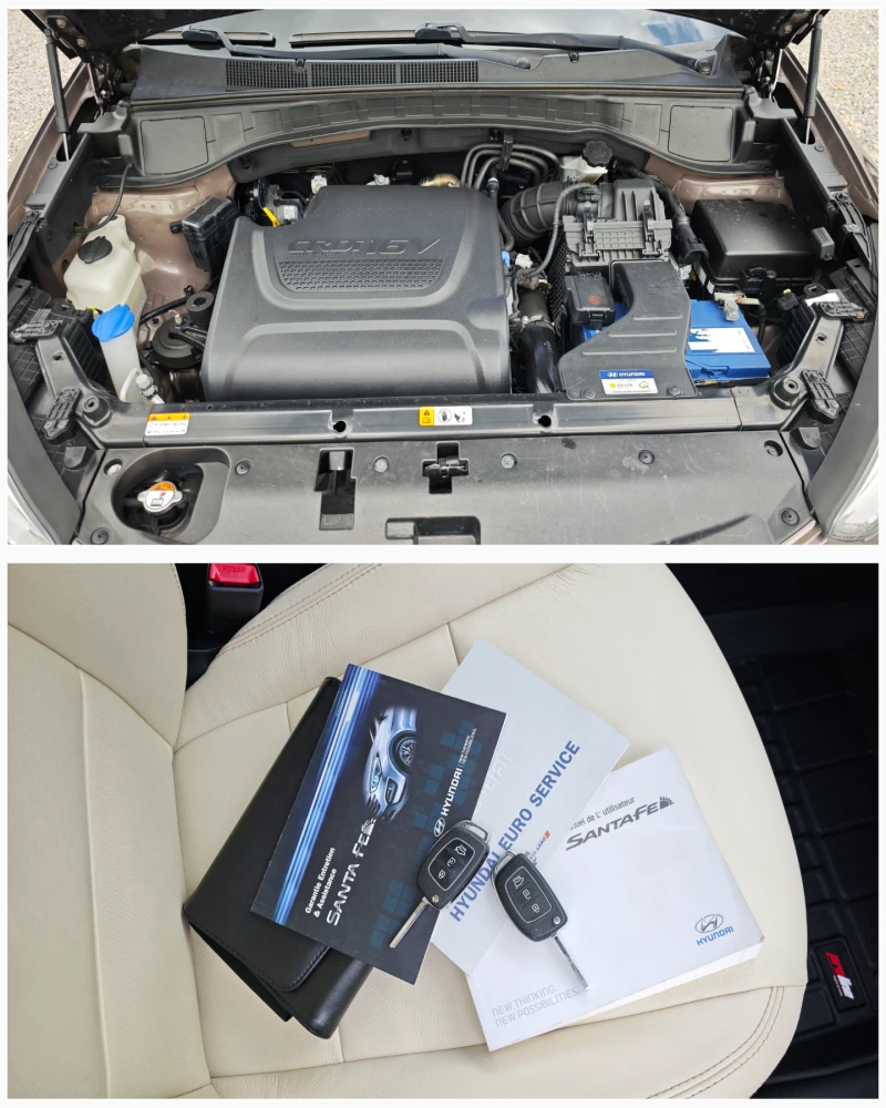 Hyundai Santa fe 7МЕСТА/РОЛБАР/СТЕПЕНКИ/NAV/DVD/KAM/PROLINE, снимка 10 - Автомобили и джипове - 51702188