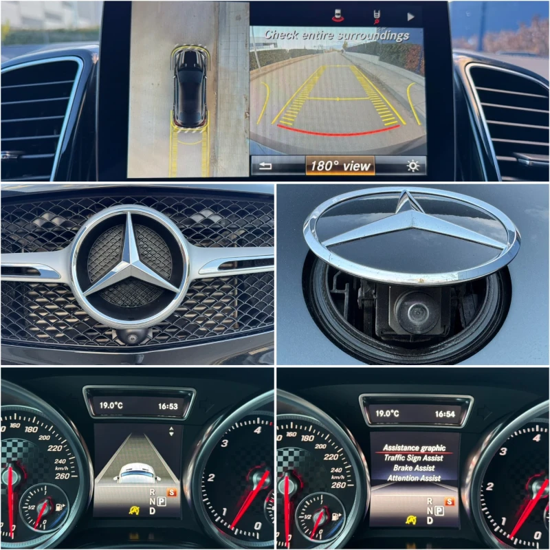Mercedes-Benz GLE Coupe AMG PREMIUM PLUS/4MATIC/360/HARMAN/ПЪЛ. СЕРВ ИСТ., снимка 13 - Автомобили и джипове - 52507466