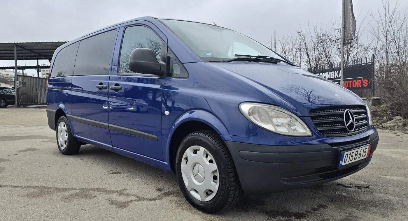 Mercedes-Benz Vito 111/2.2CDI, 9места, Климатик, Дълга база, снимка 3 - Бусове и автобуси - 54817340