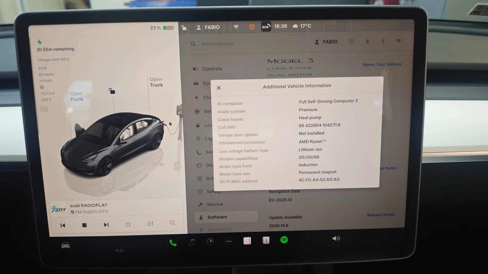 Tesla Model 3 LONG RANGE AWD, снимка 15 - Автомобили и джипове - 54528376