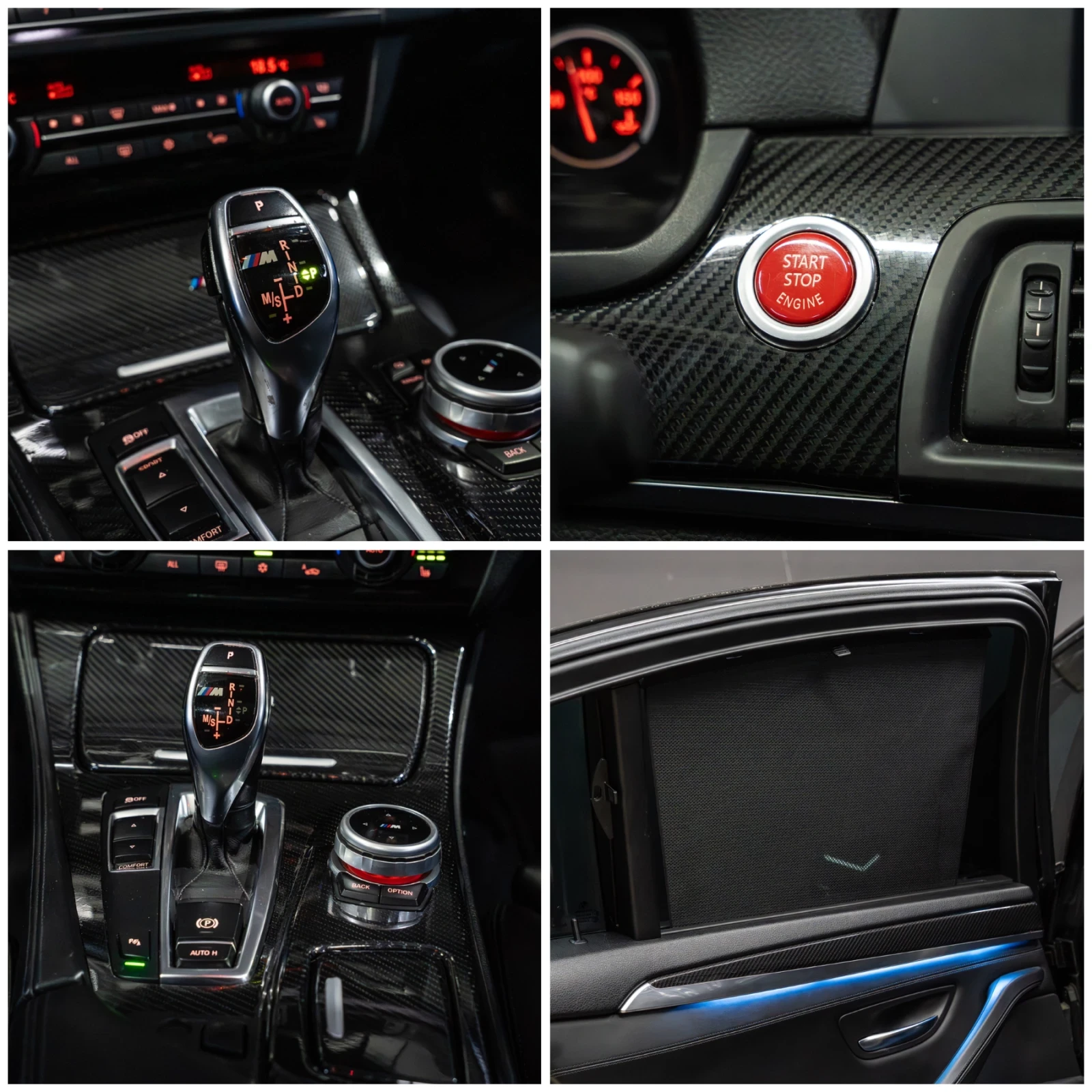 BMW 530 D / M-PERFORMANCE / HUD / H&K /SOFTCLOSE /FULL MAX, снимка 13 - Автомобили и джипове - 54611640