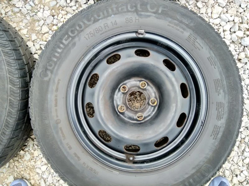 Гуми с джанти Continental 175/80R14, снимка 5 - Гуми и джанти - 28421057