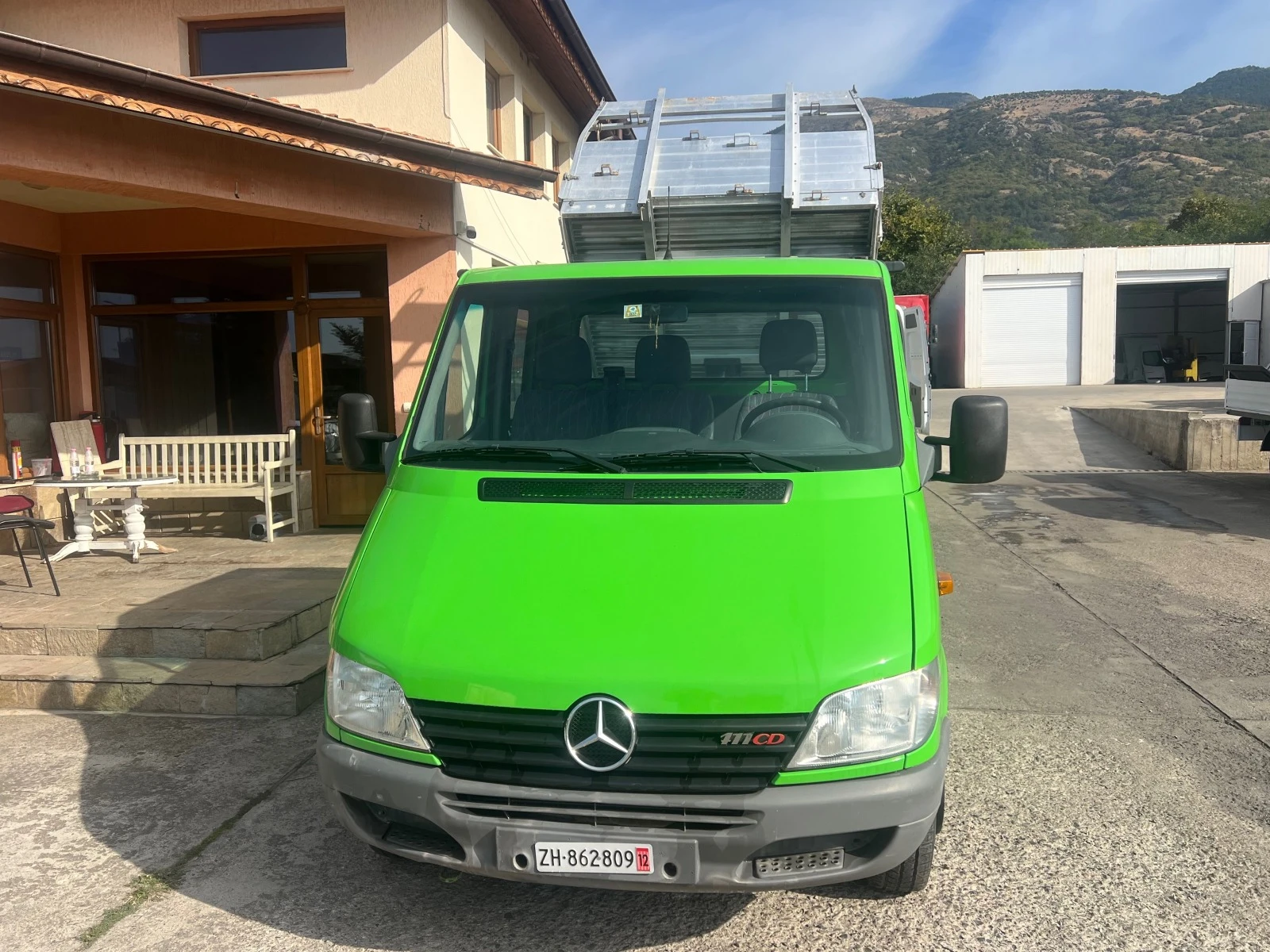 Mercedes-Benz Sprinter 411 САМОСВАЛ , Дв. Гума , Швейцарски , 3500кг. - изображение 3