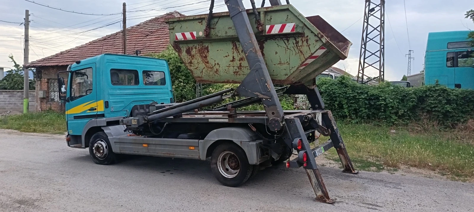 Mercedes-Benz Atego 815 контейнеровоз Климатик, снимка 4 - Камиони - 55014731