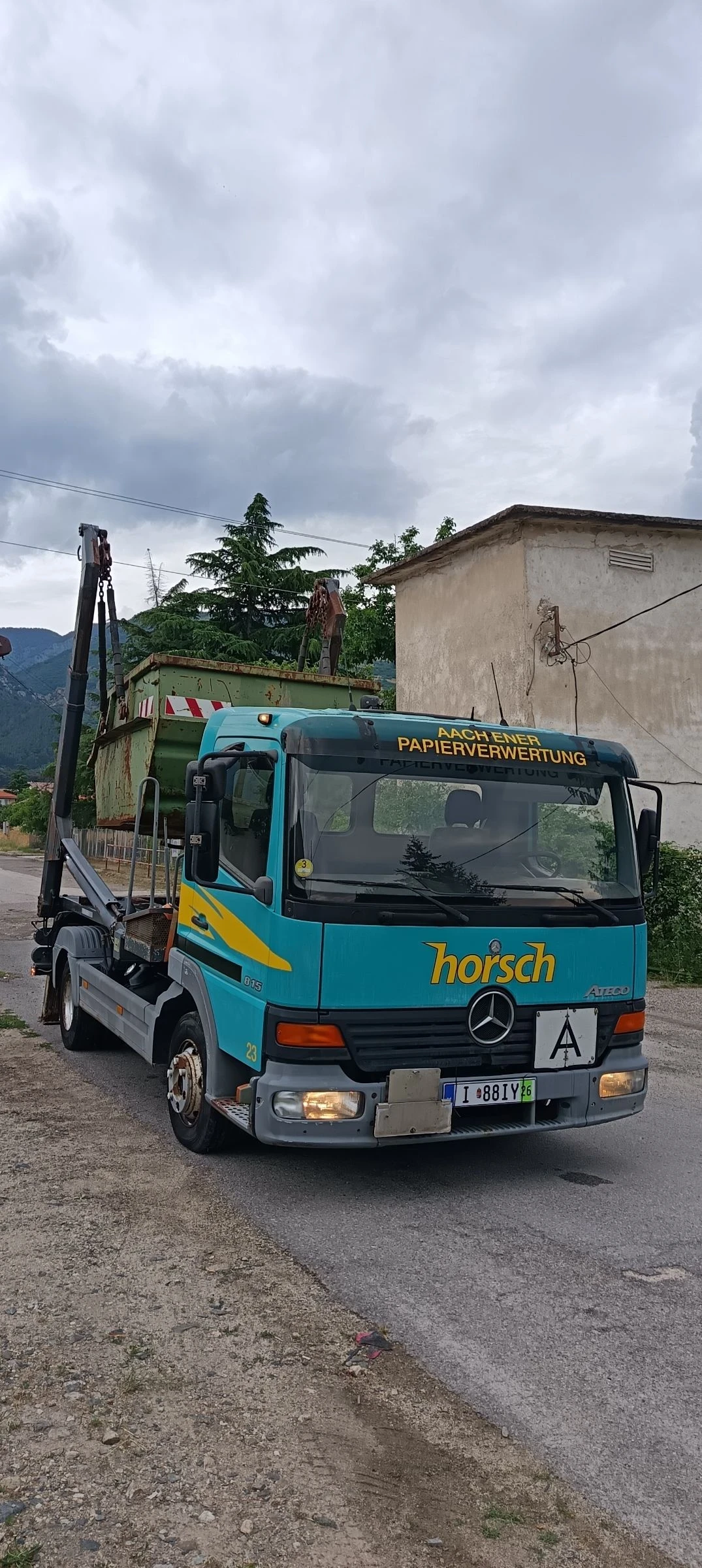 Mercedes-Benz Atego 815 контейнеровоз Климатик, снимка 11 - Камиони - 55014731