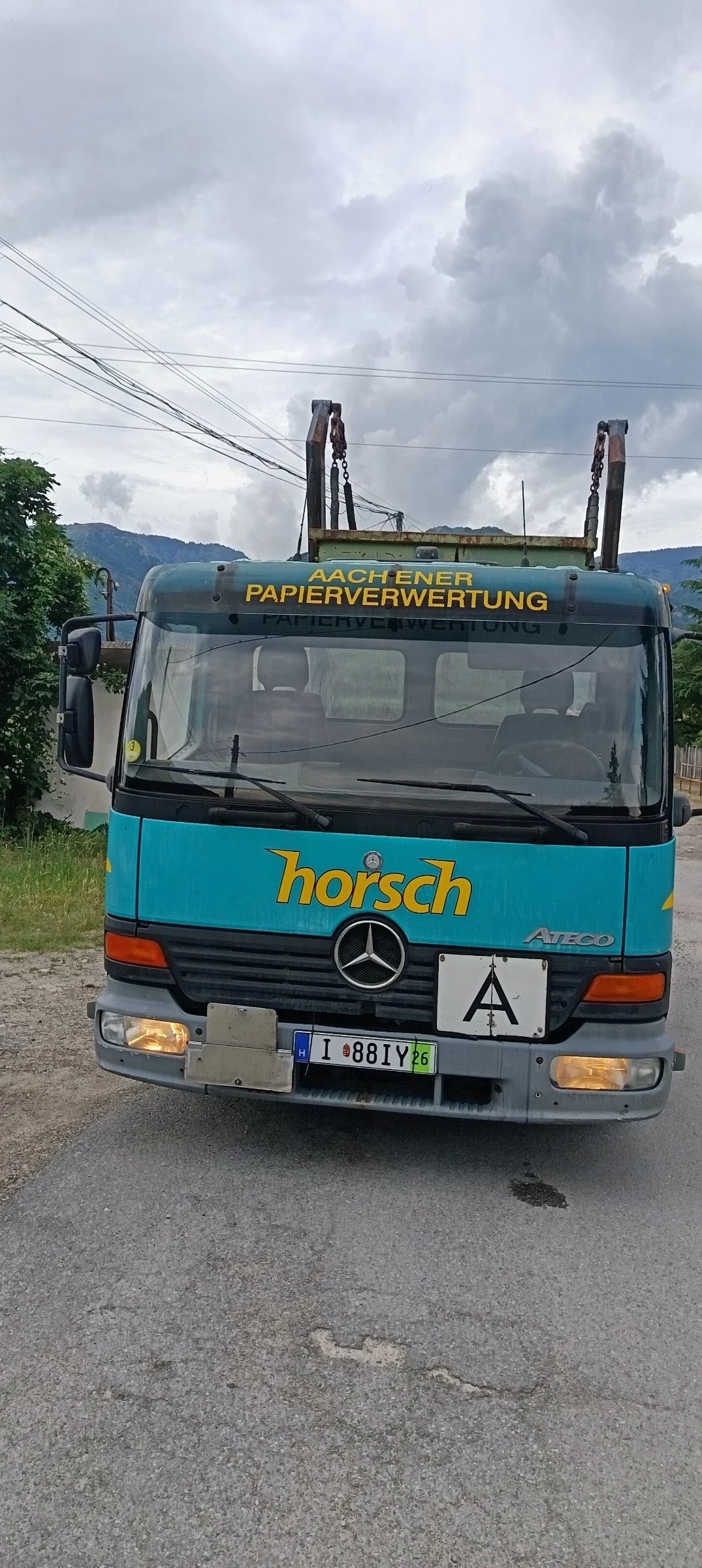 Mercedes-Benz Atego 815 контейнеровоз Климатик