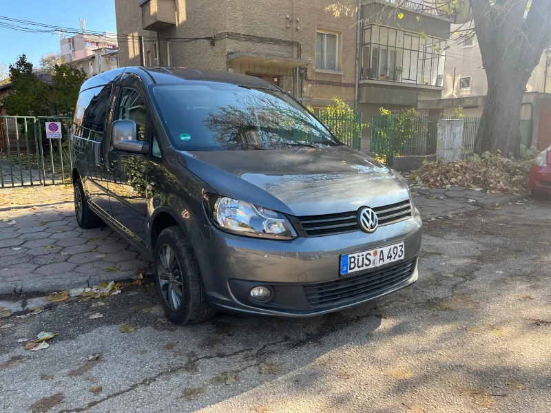 VW Caddy 2.0 maxi фабричен метан 7 места, снимка 1 - Автомобили и джипове - 48013344