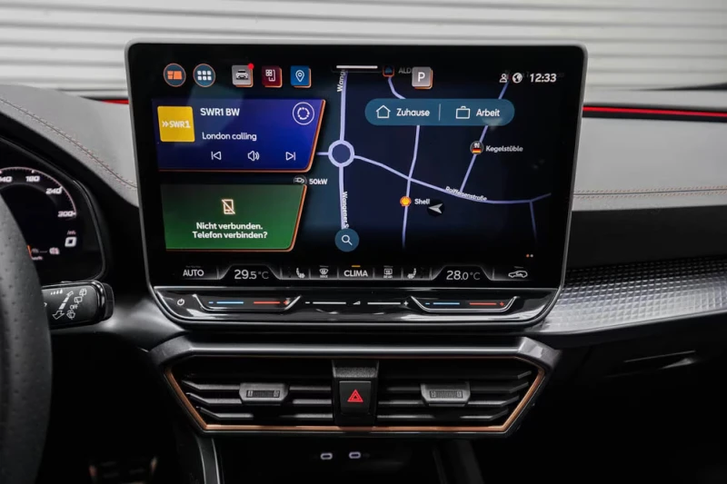 Cupra Formentor 2.0TSI/VZ/333HP/4X4/DSG/ACC/CARPLAY/KLESS/LED/843f, снимка 10 - Автомобили и джипове - 52077908