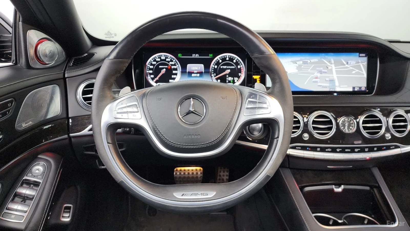 Mercedes-Benz S 65 AMG HUD* 360* МОНИТОРИ* АВТОКРЕДИТ, снимка 11 - Автомобили и джипове - 55691379