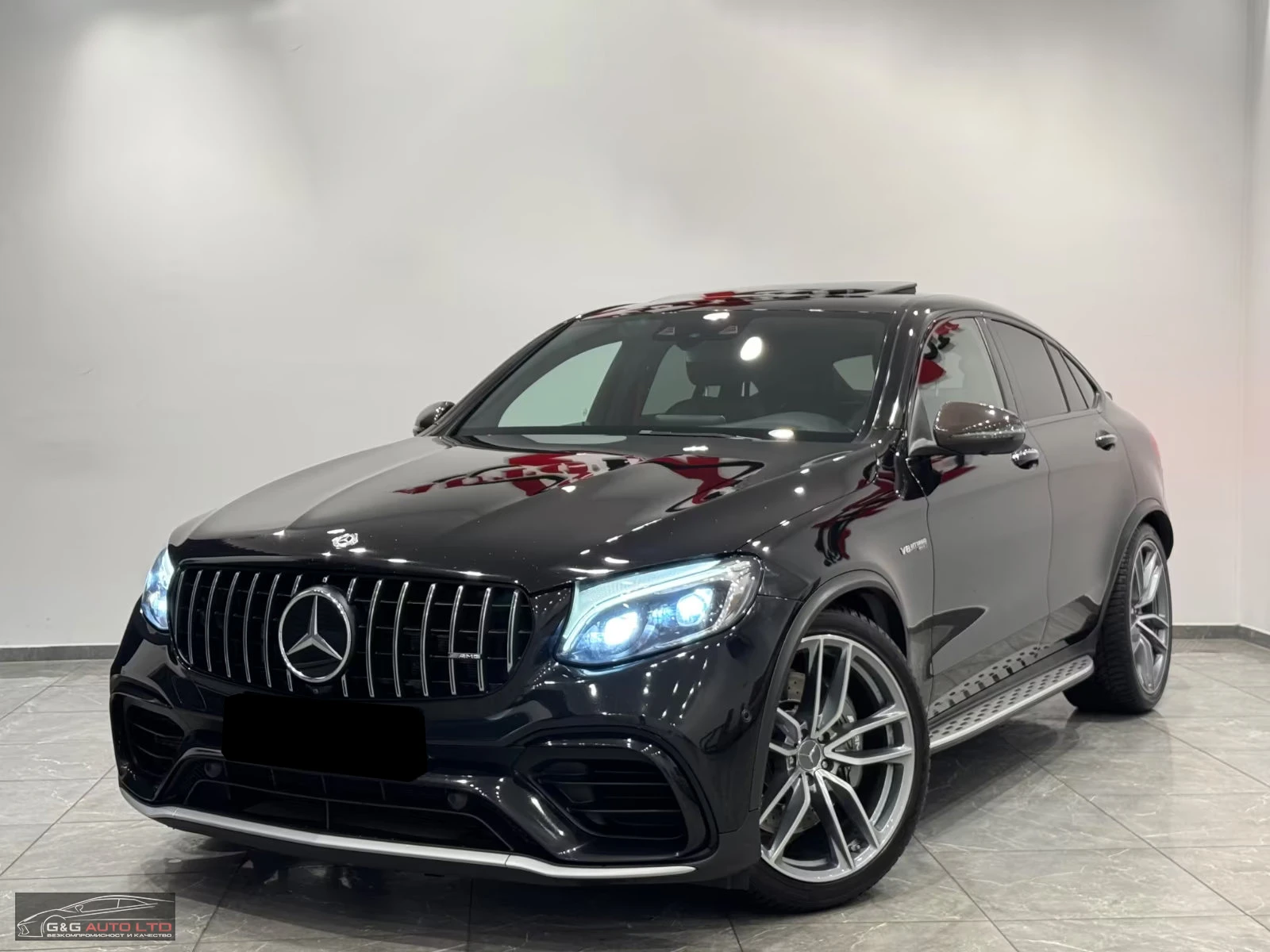 Mercedes-Benz GLC 63 AMG 4M/COUPE/476HP/CARBON/PANO/HUD/360/BURM/MEMO/816f, снимка 1