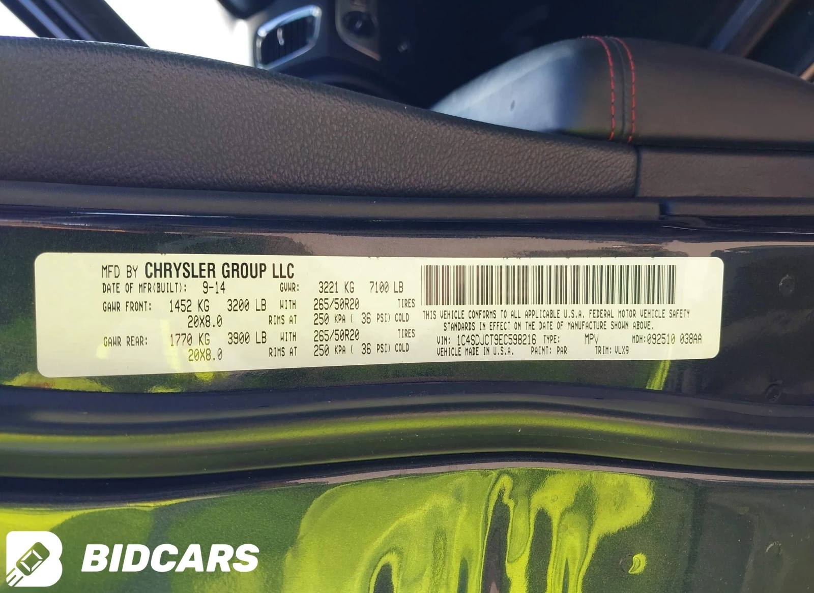 Dodge Durango 5.7 RT, снимка 9 - Автомобили и джипове - 53922739