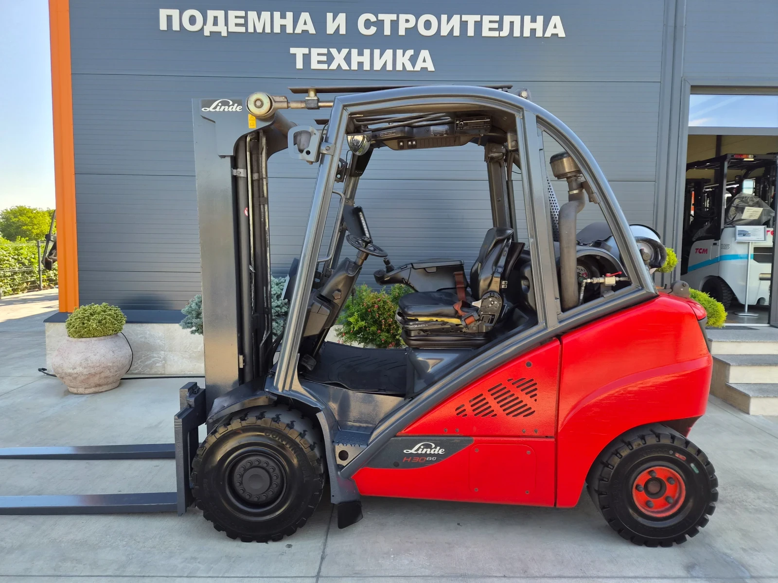 Мотокар Linde 3 ТОНА / НОВ ВНОС , снимка 2 - Индустриална техника - 55950471