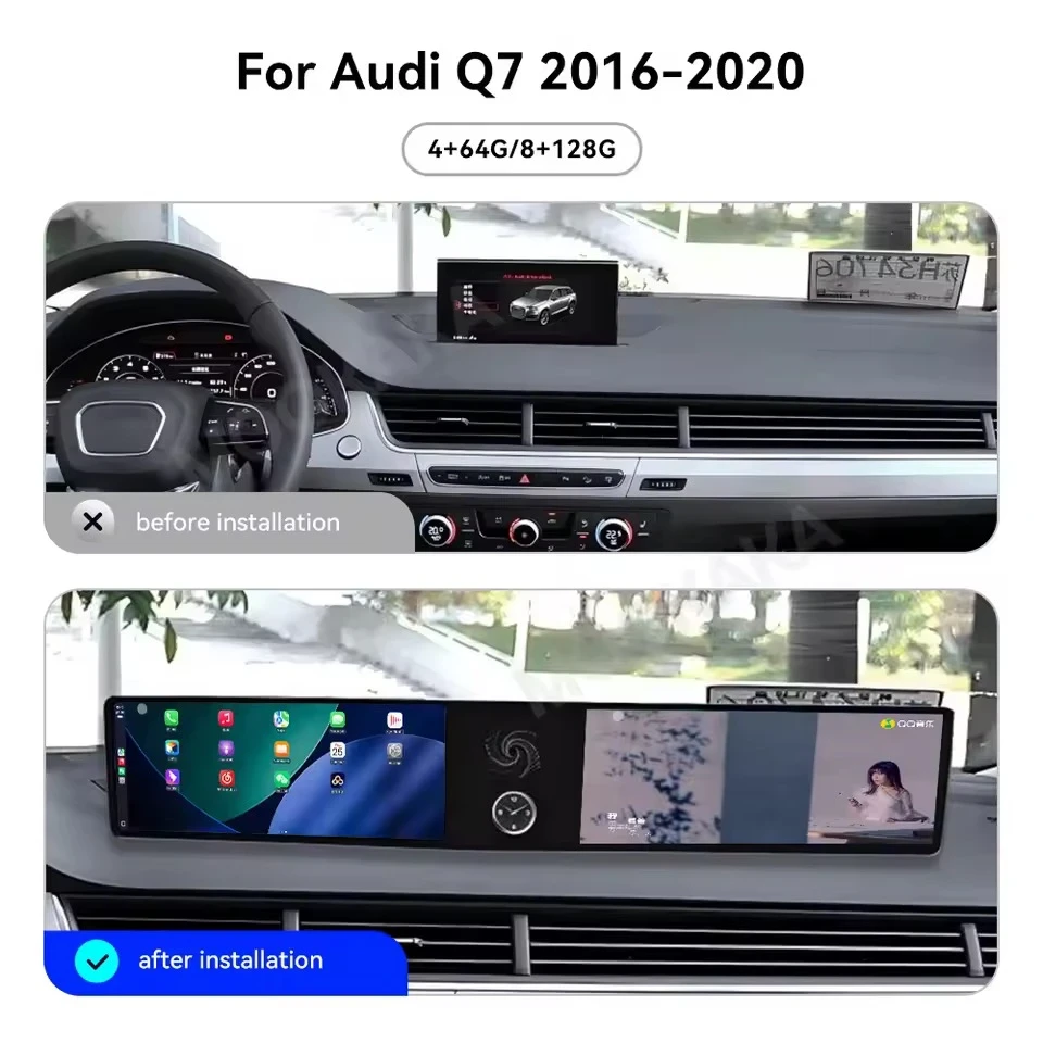 Android ����� �� Audi Q7 4M 2016 2020 ����� 12.3 HD ����� CarPlay Android Auto GPS 360 cam | Mobile.bg � ����������� 1