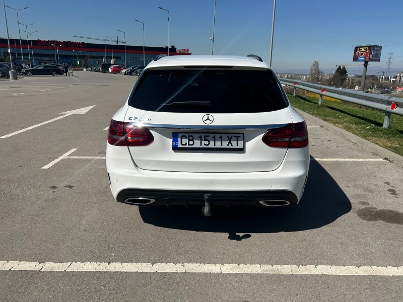 Mercedes-Benz C 220 AMG / NIGHT EDITION / DISTRONIC / 9G TRONIC, снимка 4 - Автомобили и джипове - 49585343